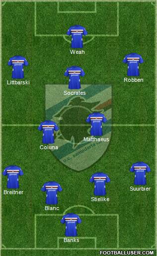 Sampdoria Formation 2013