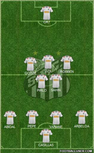 Santos FC Formation 2013