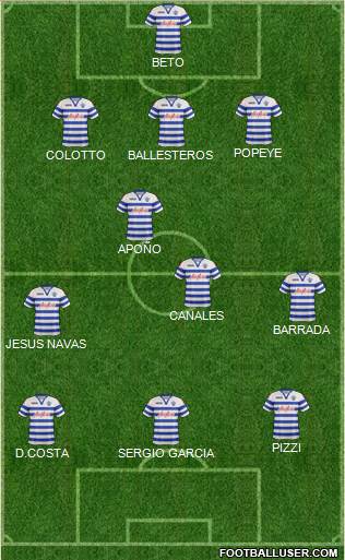 Queens Park Rangers Formation 2013