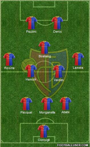 FC Basel Formation 2013