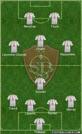 Stade Brestois 29 Formation 2013