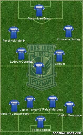 Lech Poznan Formation 2013