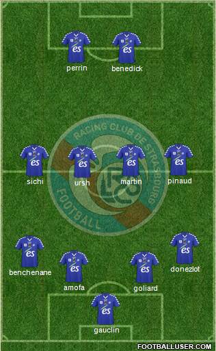 Racing Club de Strasbourg-Football Formation 2013