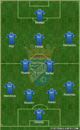 Xerez C.D., S.A.D. Formation 2013