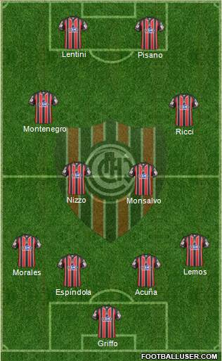 Chacarita Juniors Formation 2013