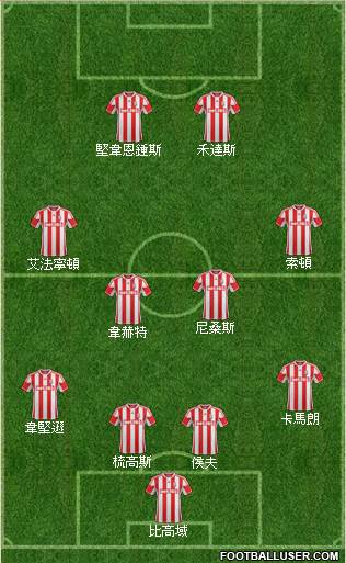 Stoke City Formation 2013