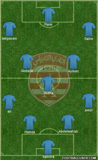 Club Africain Tunis Formation 2013