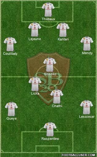 Stade Brestois 29 Formation 2013