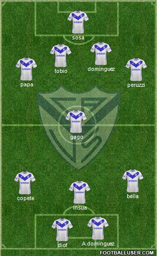 Vélez Sarsfield Formation 2013