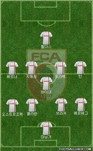 FC Augsburg Formation 2013