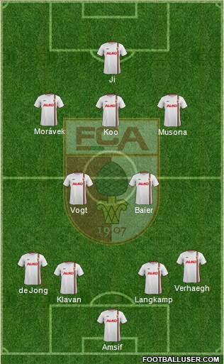 FC Augsburg Formation 2013