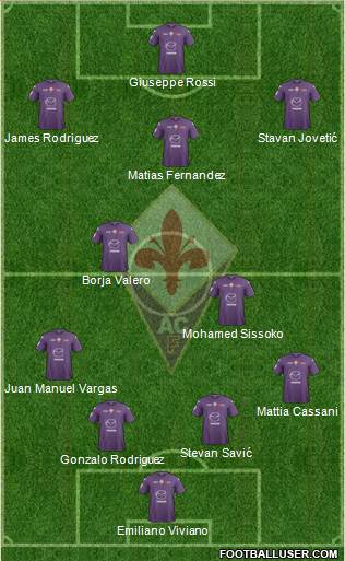 Fiorentina Formation 2013