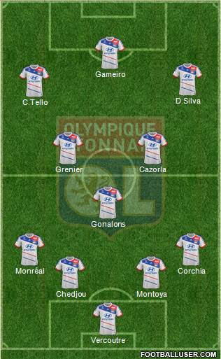 Olympique Lyonnais Formation 2013