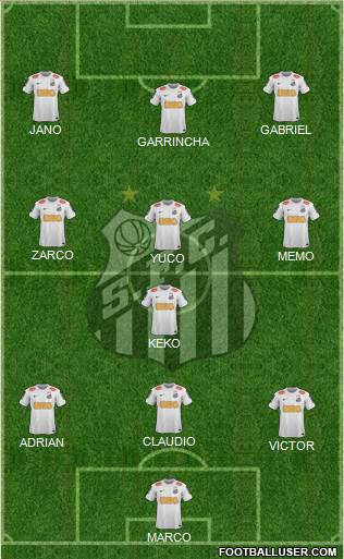 Santos FC Formation 2013