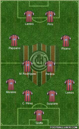 Chacarita Juniors Formation 2013