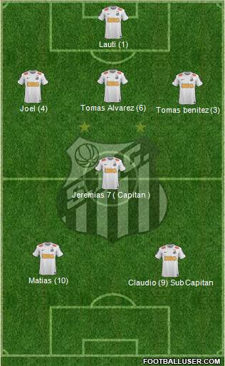 Santos FC Formation 2013