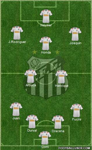 Santos FC Formation 2013