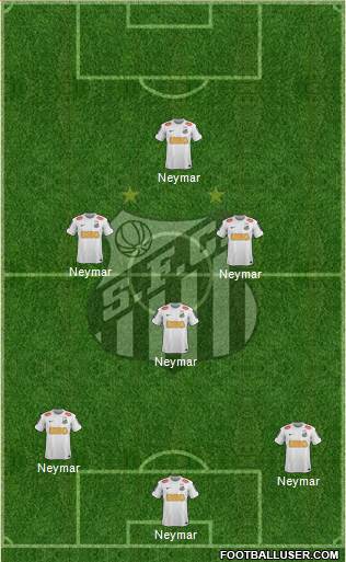 Santos FC Formation 2013