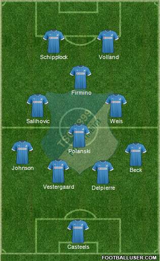 TSG 1899 Hoffenheim Formation 2013