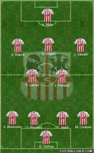 Athletic Club Ajaccien Football Formation 2013