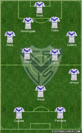 Vélez Sarsfield Formation 2013