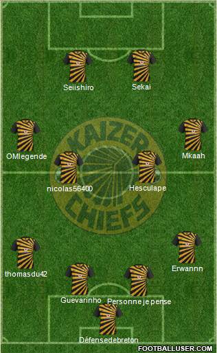 Kaizer Chiefs Formation 2013