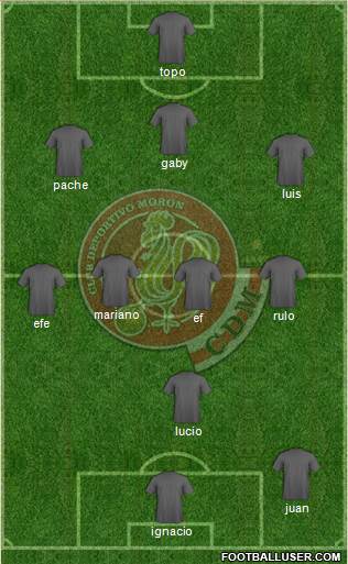 Deportivo Morón Formation 2013