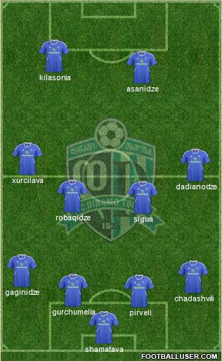 Dinamo Tbilisi Formation 2013