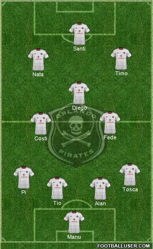 Orlando Pirates Formation 2013