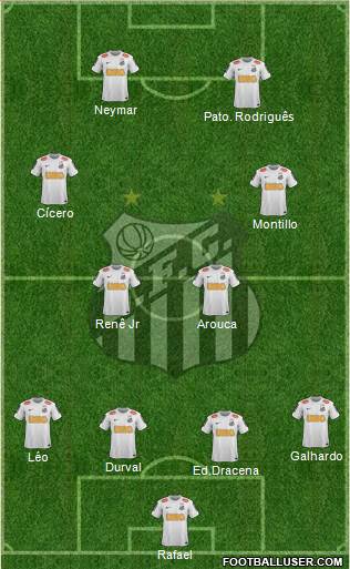 Santos FC Formation 2013