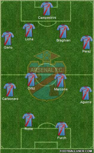 Arsenal de Sarandí Formation 2013