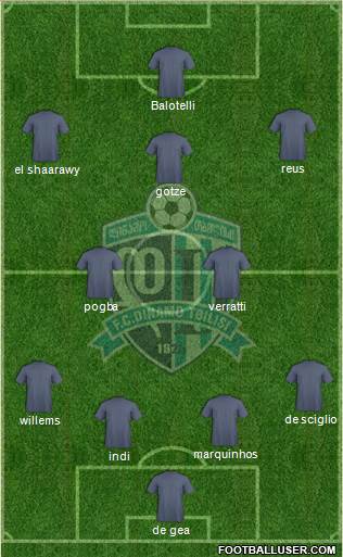 Dinamo Tbilisi Formation 2013