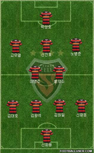 Pohang Steelers Formation 2013