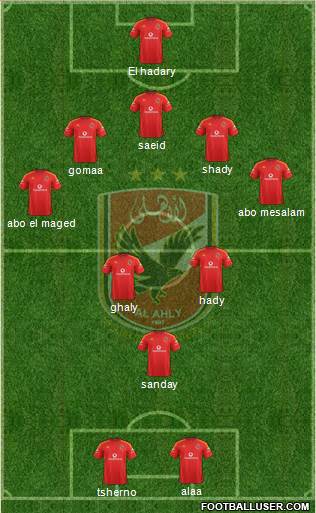 Al-Ahly Sporting Club Formation 2013