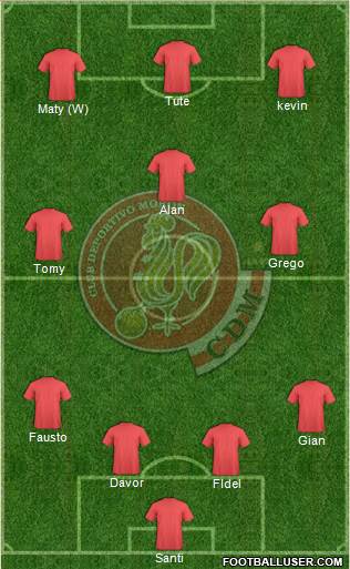 Deportivo Morón Formation 2013