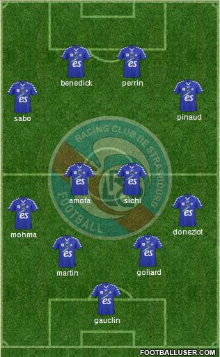 Racing Club de Strasbourg-Football Formation 2013