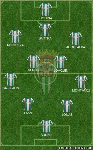 Córdoba C.F., S.A.D. Formation 2013