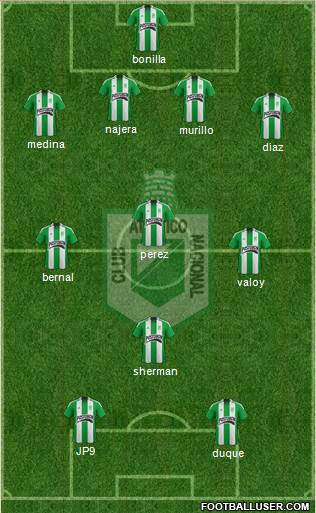 CDC Atlético Nacional Formation 2013