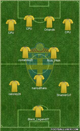 Sweden Formation 2013