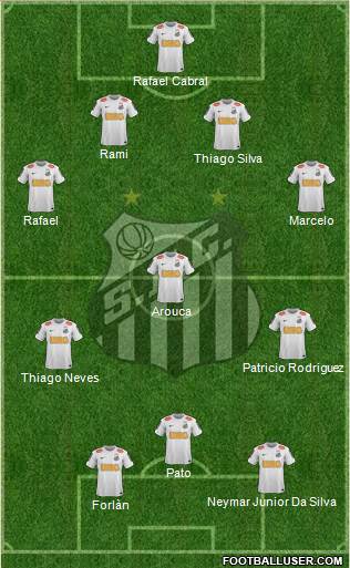 Santos FC Formation 2013