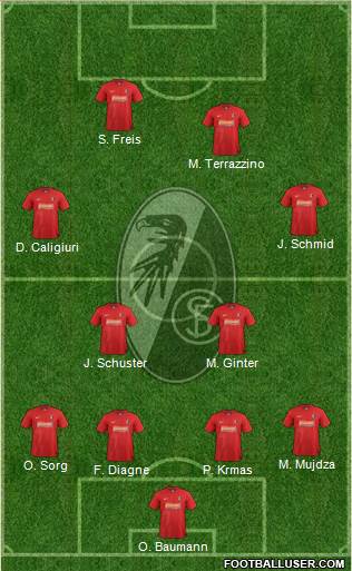 SC Freiburg Formation 2013