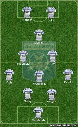 A.J. Auxerre Formation 2013