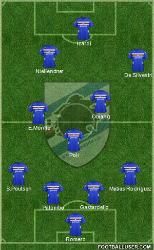 Sampdoria Formation 2013