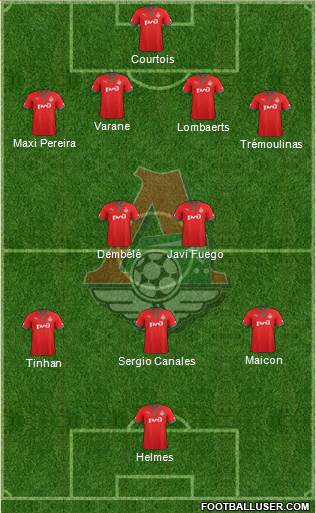 Lokomotiv Moscow Formation 2013