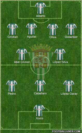 Córdoba C.F., S.A.D. Formation 2013