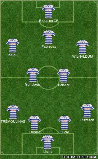 Queens Park Rangers Formation 2013