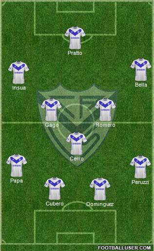 Vélez Sarsfield Formation 2013