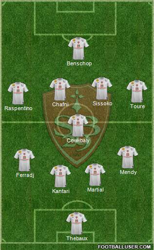 Stade Brestois 29 Formation 2013