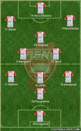 A.S. Nancy Lorraine Formation 2013