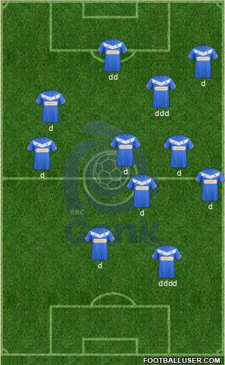 K Racing Club Genk Formation 2013